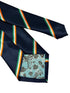 navy dark blue tie with Irish Ireland flag design